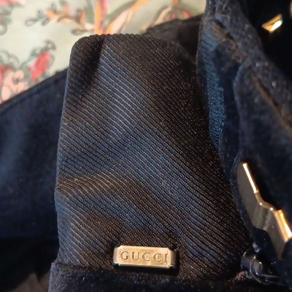 Gucci Elegant Black Velvet Pants - Picture 8 of 12